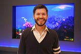 PHOTO: John Tabis is seen on the set of Shark Tank, April 4, 2014.