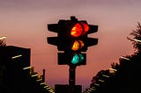 A traffic light