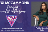 NABJ Names Alexi McCammond 2019 Emerging Journalist of the Year