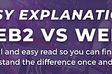 explaining the difference between web2 and web3
