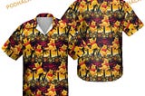 Winnie Pooh Floral Disney Hawaiian Shirt, Adult Pooh Bear Apparel