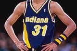 Liberal Arts Blog — Indiana Pacers — Reggie Miller (1965 — ), Tyrese Haliburton (2000 — ), Rick…