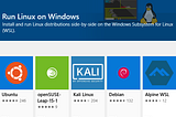 Running Linux on Windows 10 — Tech Tip Bits