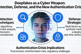 Deepfakes as a Cyber Weapon: Detection, Defense, and the New Authentication Crisis