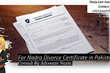 Guidance of Nadra Divorce Certificate — Seek Guide of Divorce Certificate From Un