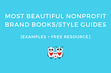 [Voorbeelden] Mooiste merkboeken/stijlgidsen voor non-profitorganisaties
