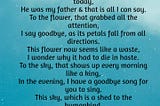 Poem on Goodbyes