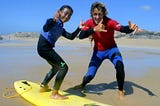 Motto der heutigen Surfkurse auf Fuerteventura: HANG LOOSE!