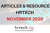 Best Articles and Resources on HRTech: November 2020