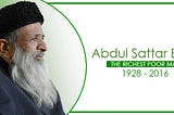 Funds Raising For Edhi Foundation.