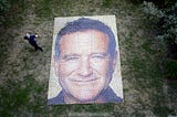 I Made A Portrait Of Robin Williams Entirely With Bottle Caps — Bottle Caps Art Mosaic