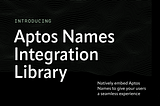 Представление библиотеки для подключения Aptos Names