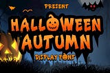 Halloween Autumn Font