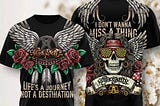Aerosmith “Life’s a Journey” T-Shirt & Hoodie: Rock Your Wanderlust Spirit
