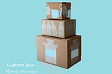 Custom packaging boxes are available for any requirement.