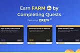 Earn FARM by Completing Quests