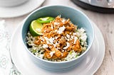 Pressure Cooker Chipotle Chicken and Rice Bowls