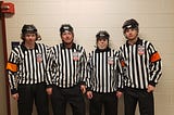 A Little bit about Refereeing Ice Hockey