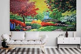 BRING NATURE INSIDE WITH OUR STUNNING MOSAIC LANDSCAPE MURALS