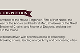 A Game of Thrones Guide to Creating a Killer Resume