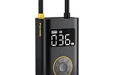 Fanttik X9 Pro Portable Tire Inflator for Compact Car, 1Min Fast Inflate Electric Bike Pump with Digital Tire Pressure Gauge, 150PSI Air Compressor for Electric Bikes, Motorcycle, Ball