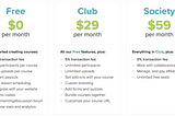 New Pricing for CourseCraft