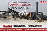 Pollution Control Systems in Asphalt Drum Mix Plants