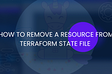 How to Remove a Resource From Terraform State File