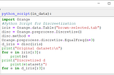 Data Pre processing with Orange Tool