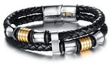 Wrist Fetish ~ Products ~ Fashion Fine and Trendy Men Rock Leather Bracelet ~ Shopify