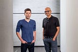 Sam Altman and Satya Nadella