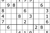 Solving Sudoku using a naked twin strategy.