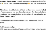 A sentence for eternity from Elon Musk Smiling Face with Sunglasses.