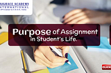 Purpose of Assignment in Student’s Life — Saigrace Boys CBSE Boarding