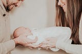 Newborn Photo with Parents 