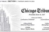 Chicago Tribune - Gone Fishing