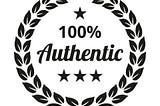 Be authentic