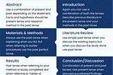 Use of Tense in Manuscript and Science Writing