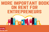 3 More Important Books on Rent for Entrepreneurs