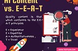 AI vs EEAT — Why a Content Writing Agency Should Focus on Quality