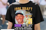 Kobe Bryant Los Angeles Lakers 1996 Draft Thank You For The Memories Signature Shirt
