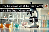 How to know what to build next as a Product Manager