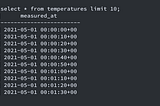 How to group rows by time in PostgreSQL (and in Django)