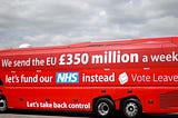 Remember The Big Red Bus And What It Said On The Side Of It?