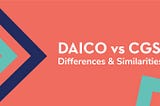 DAICO and Coin Governance System: Differences and Similarities