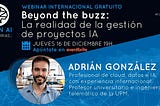 Notas de mi webinar con Spain AI: La realidad de la gestión de proyectos de IA (16 diciembre 2021)