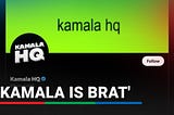 Kamala-nominon, brat, coconut trees and loadsa laughs