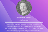 Growth Stories — Alexandre Girard