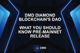 DMD Diamond Blockchain’s DAO — What You Should Know Pre-mainnet Release!