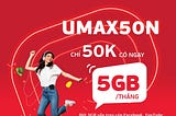 UMAX50 package Viettel